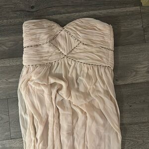Strapless long dress